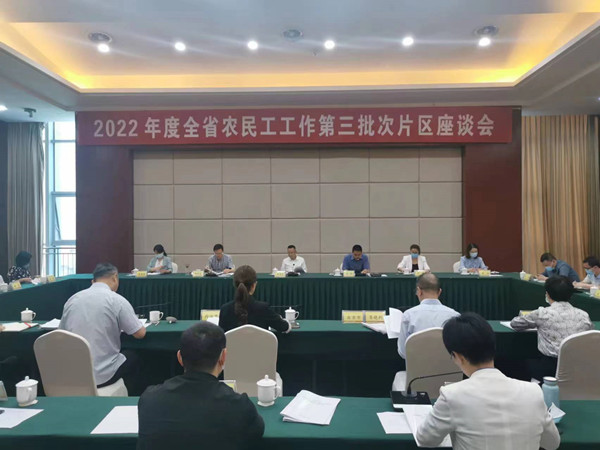 全省农民工工作片区座谈会在内江召开